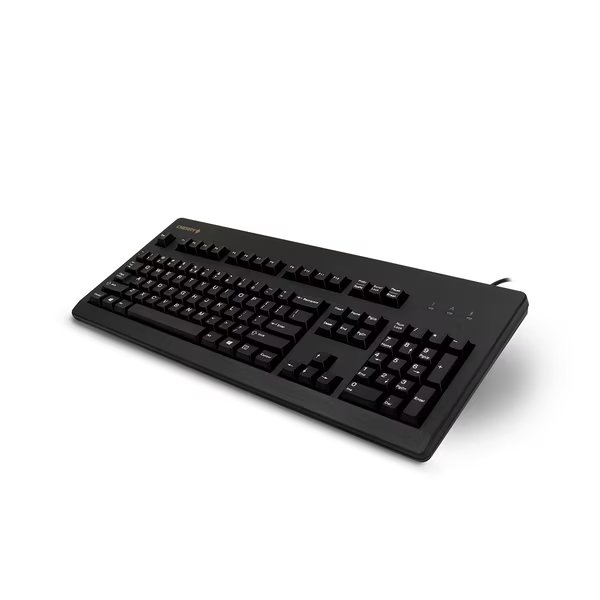 Black 104 Mx Blue Keyswitch Usb Ps/2 Taa, Cherry Americas, Mfr#: G80-3000LSCEU-2